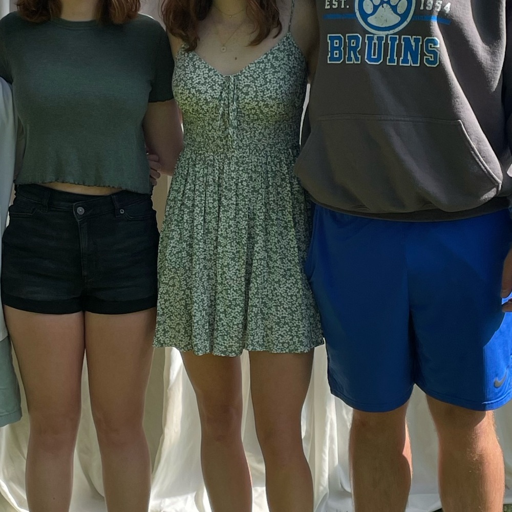 Green floral pacsun dress